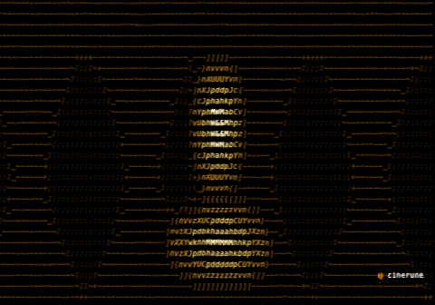 caustic-glass sample frame rendered from the bundled demo project